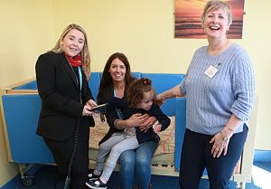 Fundraisers help buy specialist bed for Wingate Centre children