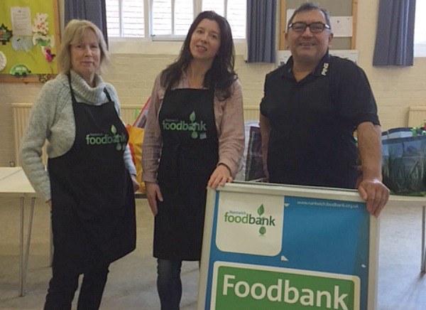 Nantwich Film Club support Nantwich Food bank once again