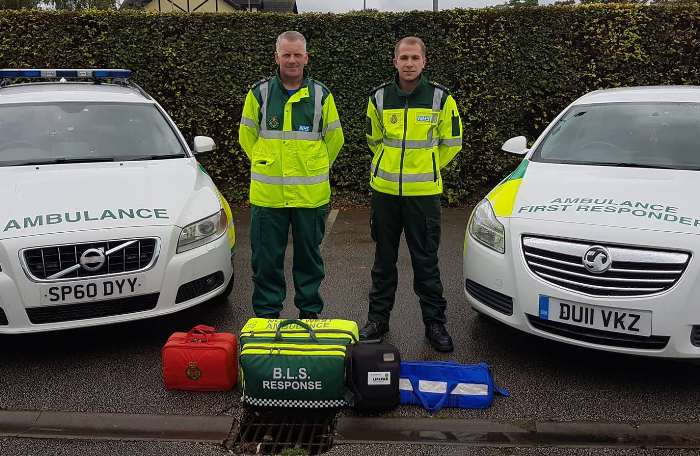 Nantwich First Responders Gavin Palin and Max Kelly