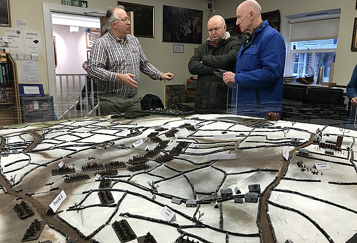 Nantwich Museum - Battle of Nantwich battlefield model display