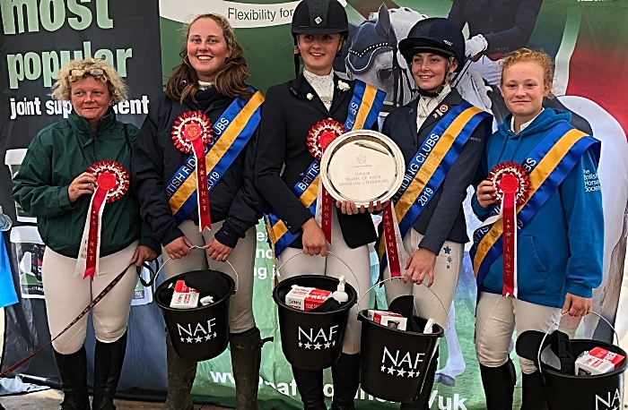 Nantwich Team of four - riders, dressage