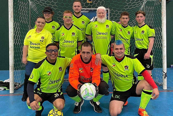 Nantwich Town Wolves Visually Impaired Football Club team photo (1)