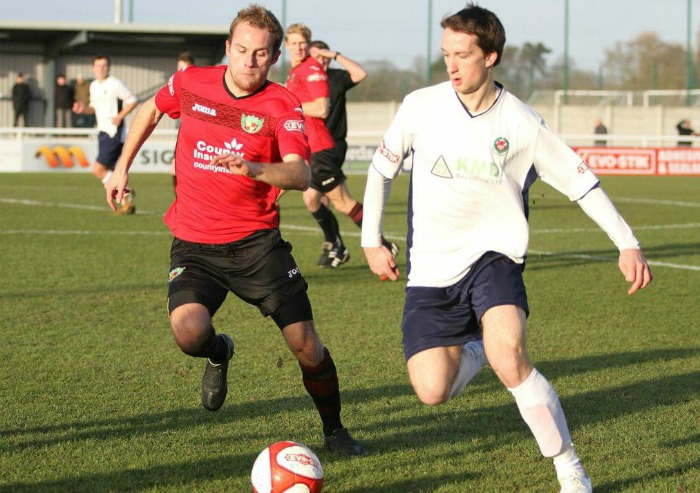 Nantwich Town against Trafford, Jan 24 2015