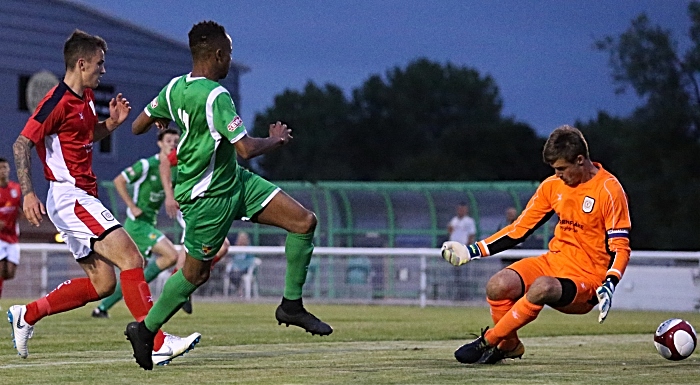 Nantwich Town goal - David Neligwa scores past Ben Garrett (2) (1)