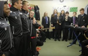 Brine Leas and Nantwich Town team up for new club video