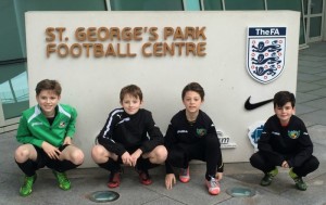 Nantwich Town youngsters play at St George’s Park England facilities