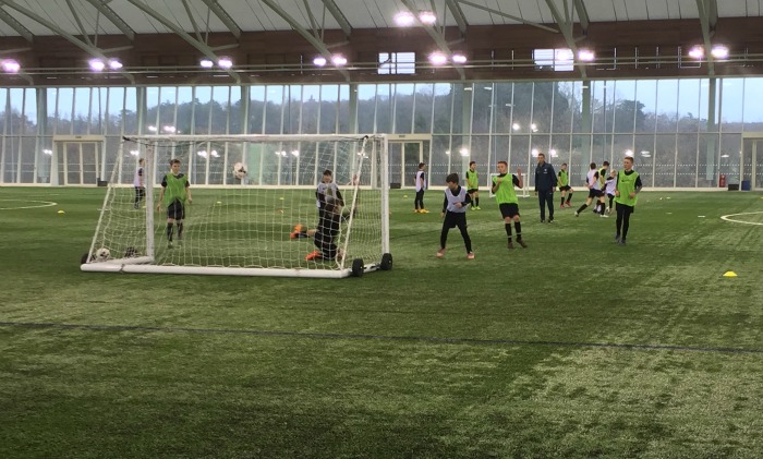 Nantwich Town youth teams at St George's Park England training centre