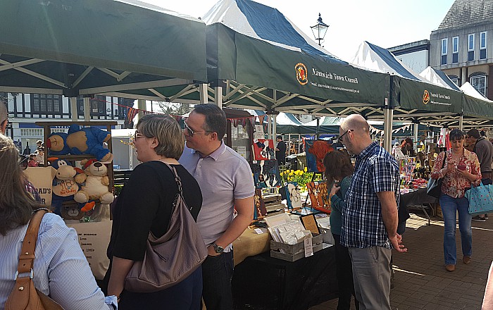 Nantwich spring market