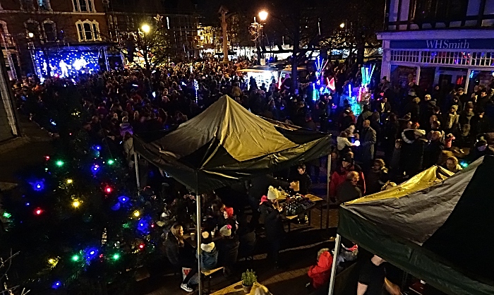 Nantwich town square prior to the switch on (1)