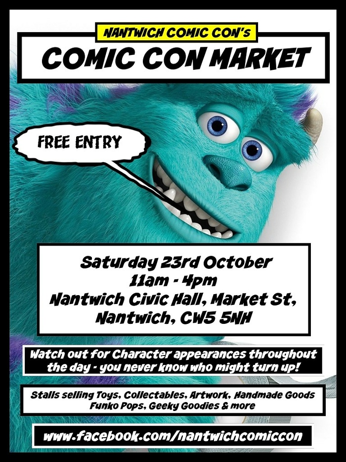Nantwich’s Comic Con - Comic Con Market 2021 - publicity poster (1)