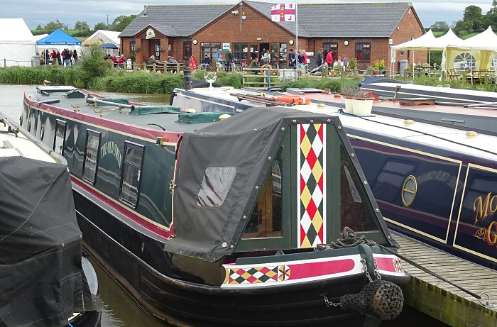 Narrowboats at the Overwater Marina - RNLI festival