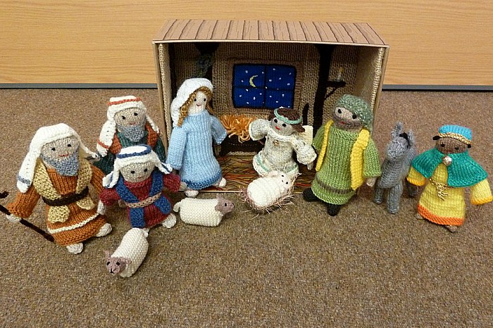Nativity figures from Nantwich Museum Craft Group