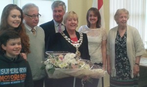 New Nantwich Mayor Christine Farrall sworn in at Civic Hall ceremony
