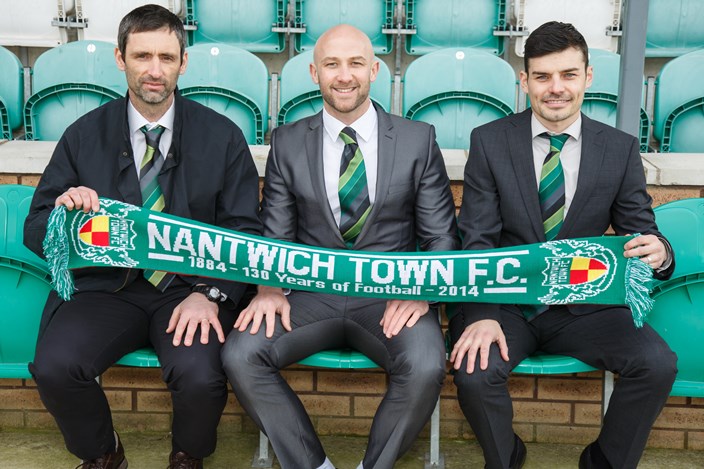 Nantwich Town FC Appoints a new managerial team - Phil Parkinson, Neil Sorvel and Danny Griggs