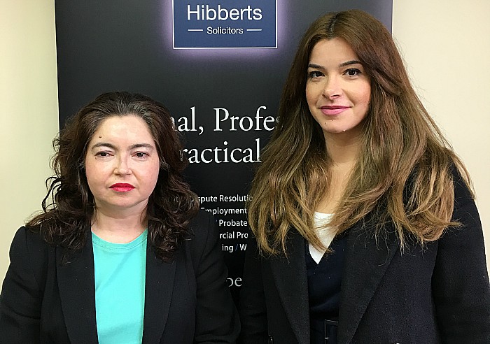New probate appointments from left to right Nicola Mahon and Selina Pavey
