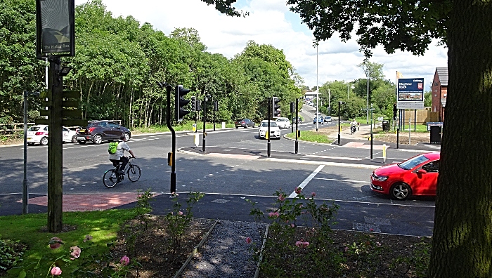 New traffic lights at A530 (Middlewich Road)-Wistaston Green Road junction (1)