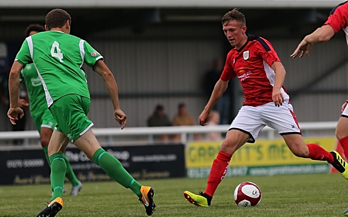 Oli Finney on the ball for Crewe Alex (1)