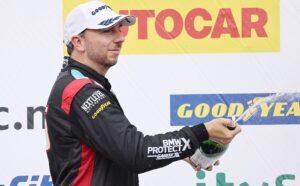 Tarporley racing driver Oliphant storms to podium finishes in BTCC