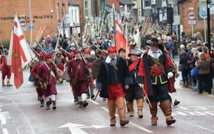 Thousands watch Battle of Nantwich re-enacted on Holly Holy Day