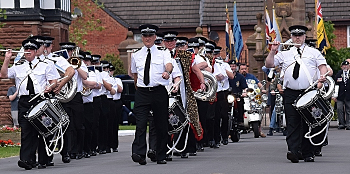 Parade - led by The Band & Drums of the Cheshire Constabulary (1)