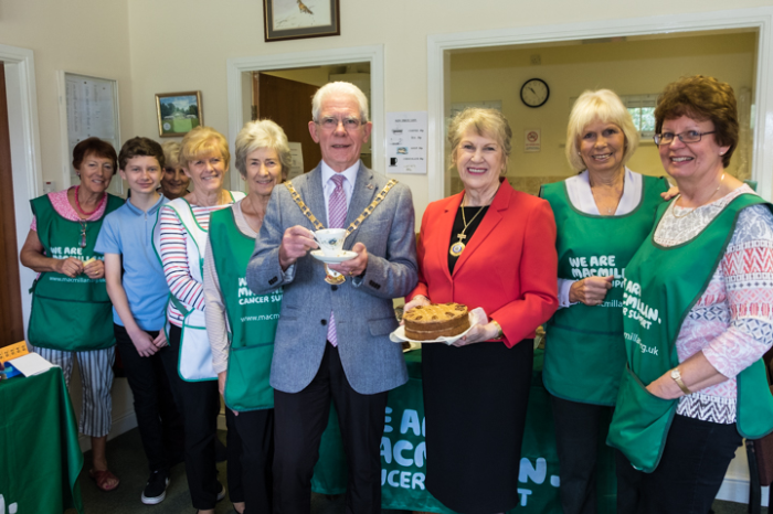 Park Road bowling club coffee morning with CEC Mayor Cllr Arthur Moran