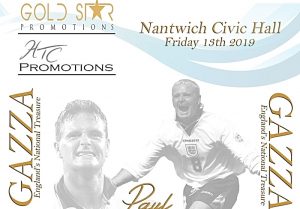 Football legend Gascoigne to appear at Nantwich Civic Hall