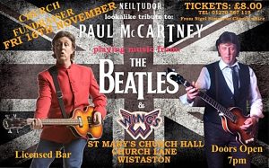 Paul McCartney tribute act to perform in Wistaston