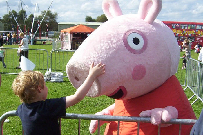 Peppa Pig, pic under creative commons by ChristheDude
