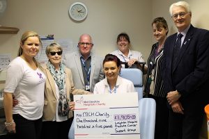 Prostate cancer group raises £2,000 for Mid Cheshire Hospitals Charity