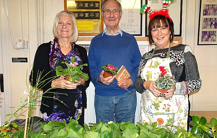 Plant stall-Cllr Marilyn Houston (Crewe Town Council) - Herbert Rowsell - Diane Houston