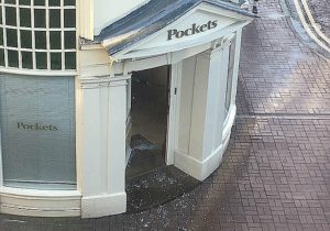 Masked gang raid Pockets store in Nantwich town centre