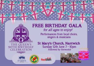 Nantwich to host Queen’s 90th birthday celebration event