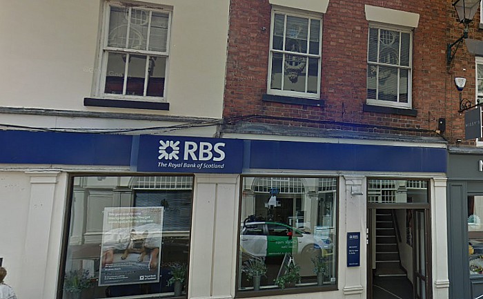 Royal Bank of Scotland in Nantwich - pic by Google Streetview