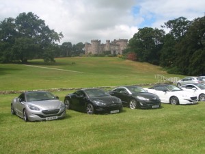 RCZ Peugeot owners enjoy South Cheshire castles mystery tour