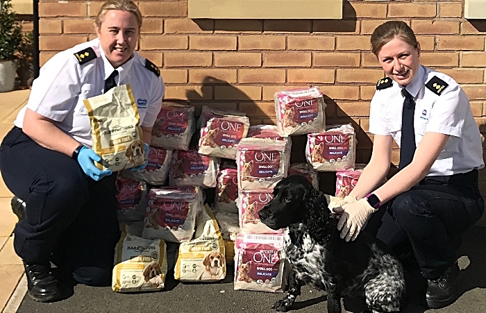 RSPCA inspectors deliver pet food