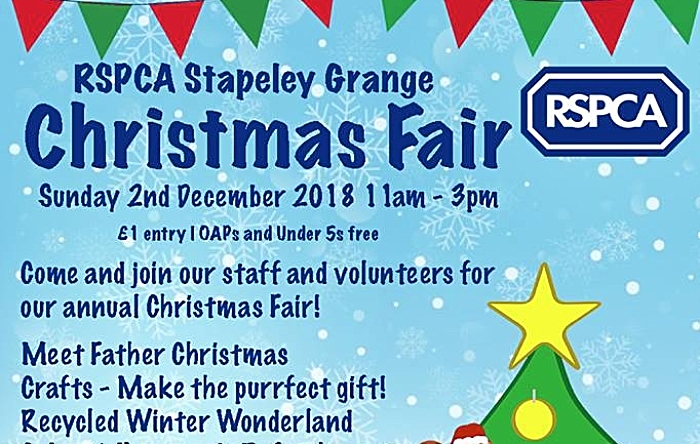 RSPCA wildlife centre christmas fair