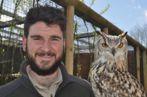 Nantwich falconer flies high after winning regional award