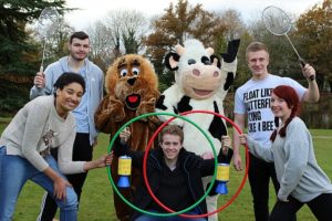 Reaseheath College students serve up fun for Children in Need