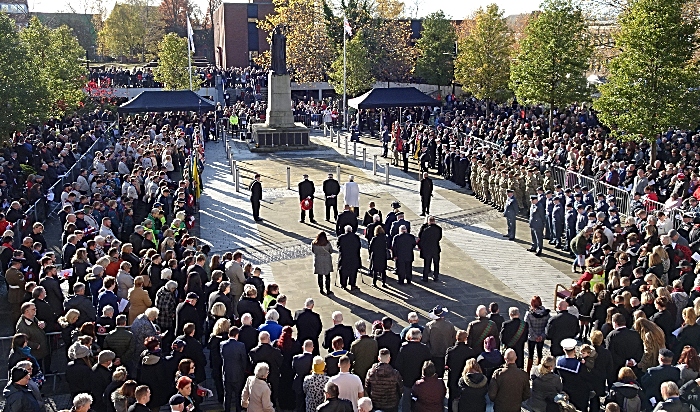 Remembrance Sunday service on Memorial Square (2) (1)