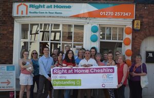 Nantwich-based Right at Home rated ‘outstanding’ in CQC inspection