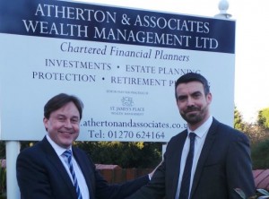 Football fan signed up by Nantwich finance firm Atherton