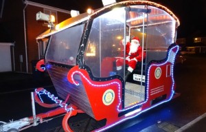 Rotary Club Santa float helps raise charity funds in Nantwich