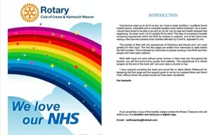 Crewe and Nantwich Weaver Rotary produce pandemic e-booklet
