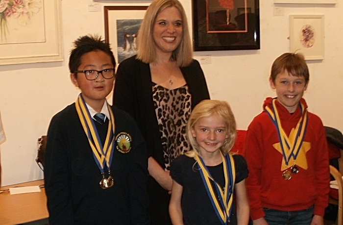 rotary art and handwriting competition winners