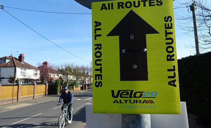 Route signage - sportive