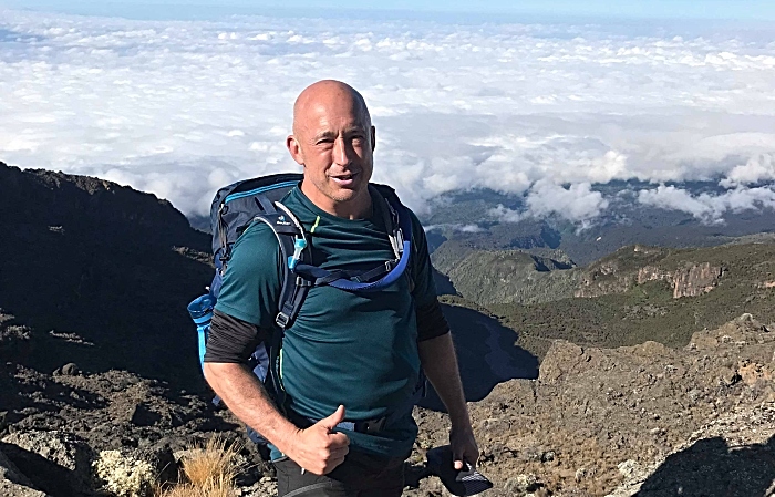 Roy Price during his walk up Mount Kilimanjaro (3)