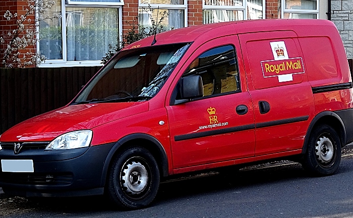 Royal Mail van - pic by Alex Borland