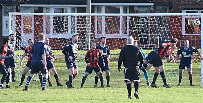 Sandbach Town miss an opportunity to equalise in the final minutes