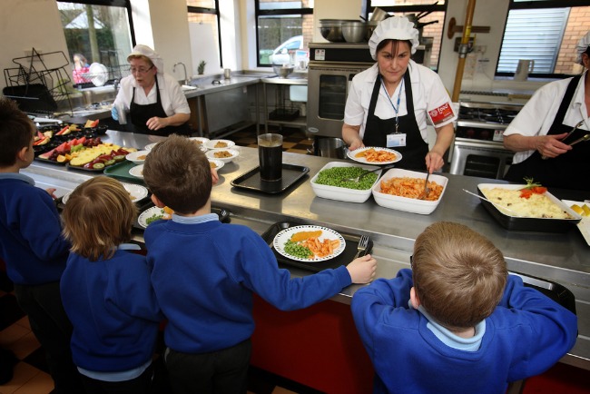 School Meals Servery at Weaver School in Nantwich