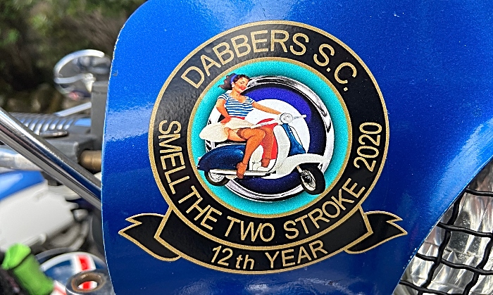 Scooter with 12th Smell The 2 Stroke 2020 logo (1)